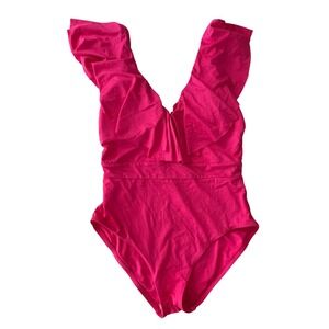 Trina Turk Piece Ruffle One Piece Size 8